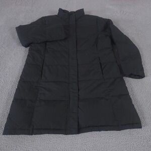 L.L.Bean Jacket Women XL Black Ultrawarm DownTek Water Repellent Quilted Puffer